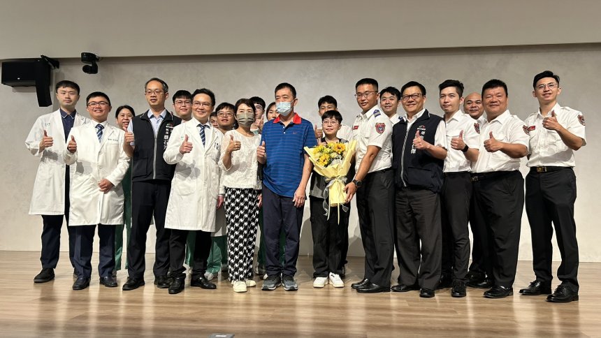 觸電休克搶救生命！  消防隊與中醫大市醫緊密攜手...