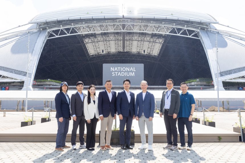 蔣萬安參訪新加坡國家體育場  星國分享爭取泰勒絲經驗...