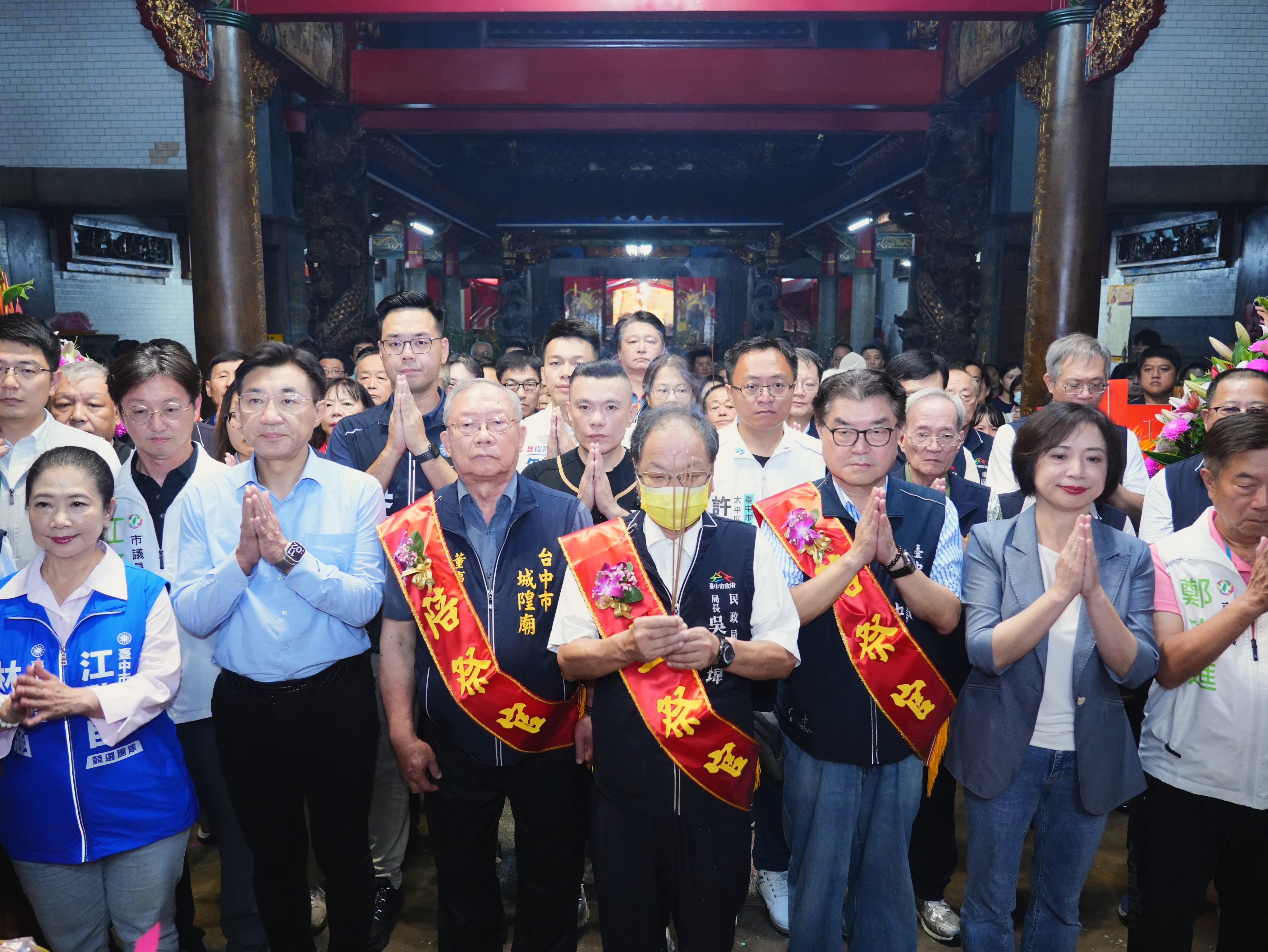 百年官建城隍廟迎城隍聖誕！民政局長祈願市民平安、百業興旺