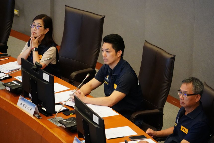 蔣萬安主持白海豚颱風第3次工作會報  要求嚴防豪雨並加速...