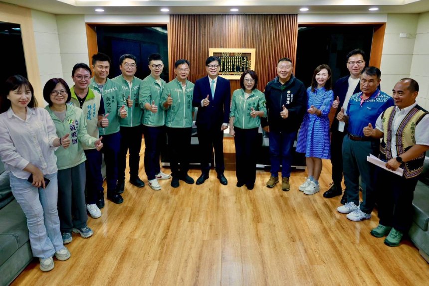 高雄市議會第四屆第8次定期大會開幕  陳其邁率市府團隊拜會各黨團