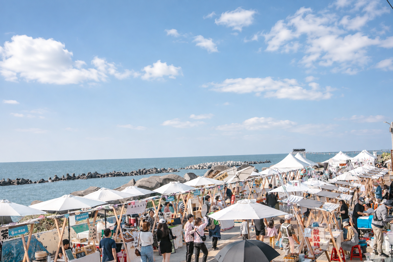 海線潮旅行9/5梓官赤崁登場　50攤美食、音樂市集串聯漁村聚落 