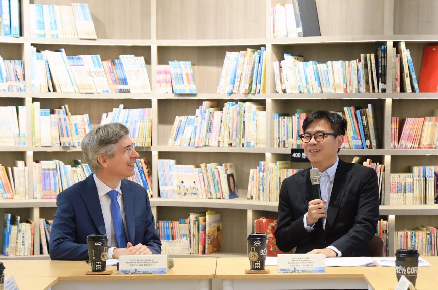 陳其邁會晤龐維德  雙方共識深化台法有感合作