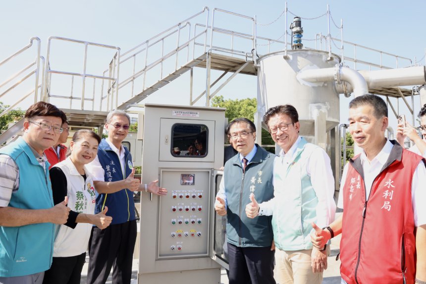 劉厝排水截流工程啟用  黃偉哲：逐步改善水質打造潔淨水...