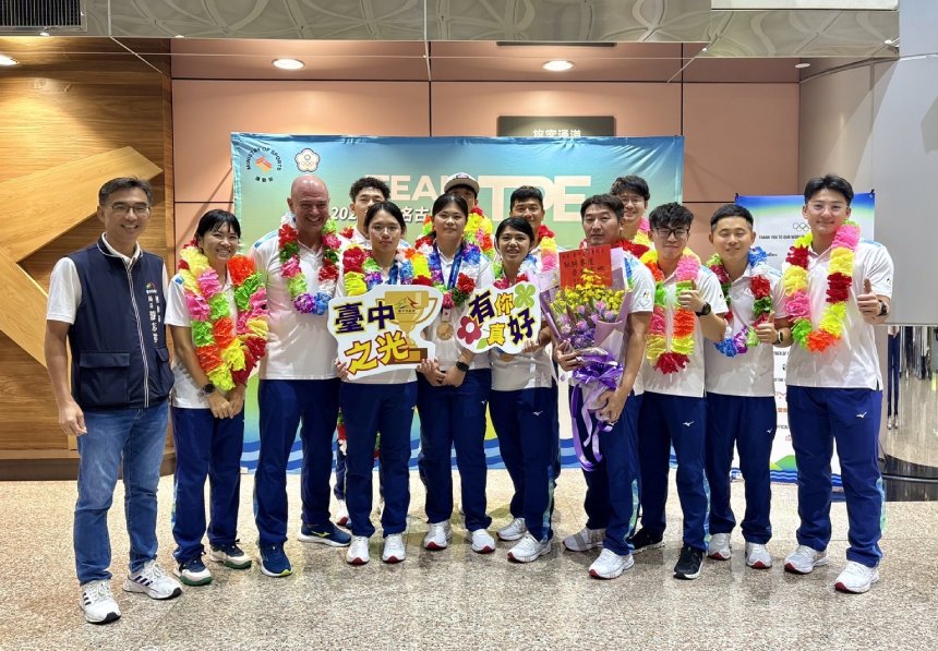 亞運臺中之光累計4銀5銅！  運動局長親迎「最速女團」榮歸